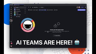 Create an AI Team with Taskade [upl. by Saiff108]