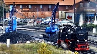 Steam Train  Dampflok 99 7240 Sound amp Smoke Brockenbahn Zug [upl. by Brendin]