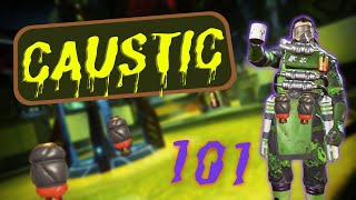 วิธีเล่น Caustic ให้เก่ง  Apex Legends Caustic Guide [upl. by Ylus]