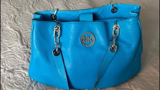 What is in my Michael Kors Fulton Satchel [upl. by Ahsieuqal]