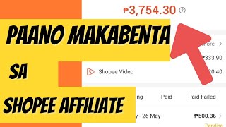 Paano makabenta sa Shopee Affiliated [upl. by Uyekawa657]