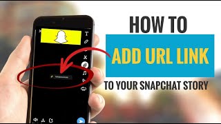 How to Add URL Link to Your Snapchat Story [upl. by Atrahc]