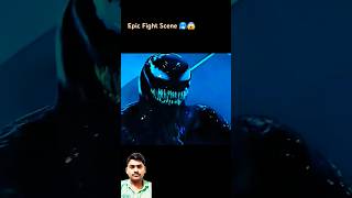 Epic fight scene 🥶😱  venom Vs riot fight venom marvel viralshorts [upl. by Arrat]