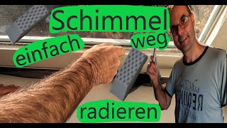 Schimmel  einfach weg radieren mit dem Schimmelwegradierer [upl. by Henricks601]