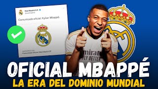 ¡Completamente Oficial 🔴 KYLIAN MBAPPÉ ya es JUGADOR del REAL MADRID • La Era del Dominio Mundial [upl. by Allayne]