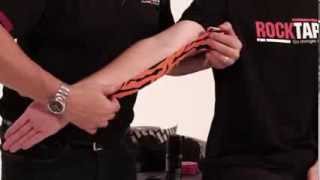 Rocktape application for Golfers Elbow [upl. by Tessil609]