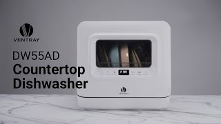 How to Set Up The DW55AD Compact Countertop Dishwasher With AirDry Function [upl. by Pulchia]