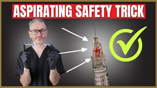 Increase Your Injection Safety With This Aspiration Trick Dermal Filler Safety Advice [upl. by Shargel]