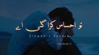 Tu Ehsaas kara Gayi Ay  Slowed  Reverb  Fujja Reverb [upl. by Naillij]