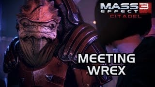 Mass Effect 3 Citadel DLC Meeting Wrex [upl. by Airelav381]