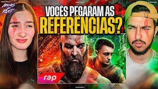 Apenas um react  Rap do Kratos e Atreus  Nós somos Deuses  7mz Nerd Hits God of War [upl. by Eirbua]