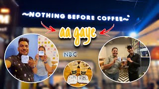 NOTHING BEFORE COFFEE JAIPUR VLOG  NBC coffee aa gaye [upl. by Ddej409]