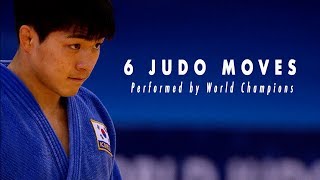 6 Judo moves performed in finals by World Champions [upl. by Winfred260]