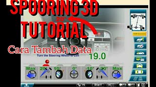 TUTORIAL SPOORING 3D X50  CARA TAMBAH DATA MOBIL BARU [upl. by Annaihs]