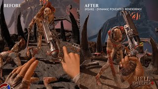 Hellsweeper VR PSVR2 Dynamic Foveated Rendering Update is LIVE [upl. by Ayram]