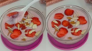 Nusrat Kitchen Corner is live Strawberry 🍓 Dryfruits Custard ✨DessertWinter Special 🥶 [upl. by Alba]