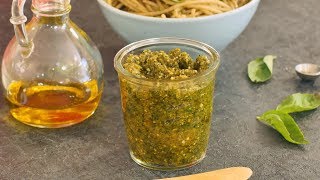 Cocina Bravo Pesto de Albahaca sin Lactosa Sagrario Matos [upl. by Retnuh663]