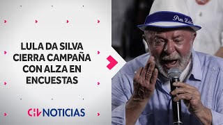 Lula da Silva cierra campaña a la presidencia con multitudinario acto  CHV Noticias [upl. by Weinrich]