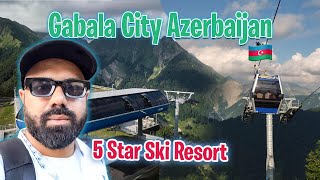 Gabala City Azerbaijan  Qafqaz Tufandag Mountain Resort [upl. by Kandy]