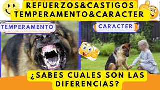 EMPEZAMOS A LAS 19H Diferencias entre Temperamento y CaracterTipos de Refuerzos y Castigos [upl. by Corwin]