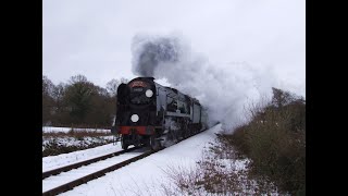 Bluebell Railway  Santa Specials conquer the snow  Thursday 23rd December 2010 [upl. by Kaufmann]