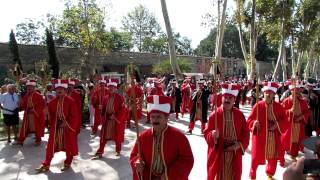 Ottoman military band marching into Topkapi Palace [upl. by Melisse136]