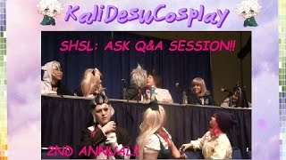 ･ﾟ✧ DANGANRONPA2 SHSLASK SACANIME WINTER 2016 QampA PANEL [upl. by Leinnad]