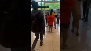 Digos City mallgoers run for safety during an earthquake [upl. by Marylee]