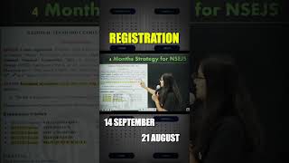 Know your NSEJS Exam and Registration Date pwshorts physicswallah [upl. by Ivanna449]