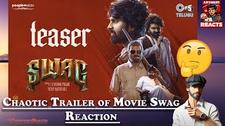 Swag🤘Teaser  Sree Vishnu  TG Vishwa Prasad  Hasith Goli  Ritu Varma  Meera Jasmine  Reaction [upl. by Enenaj]