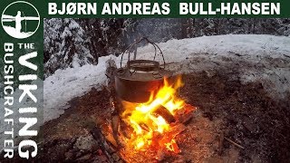 Winter Wonderland Bushcraft Overnighter  Norway 2018 [upl. by Nairdna323]