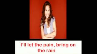 Rachel Alejandro Let The Pain Remain with lyrics [upl. by Netsrak]