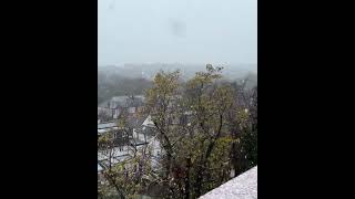 The first snowfall in this winter 2024 London UK [upl. by Aleen]