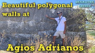 Beautiful polygonal walls at Agios Adrianos [upl. by Katha457]