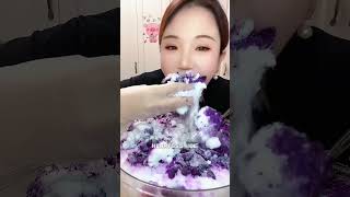 icelover squeakyice freezerfrost icebites softice purpleice iceeating iceasmr crunchyice [upl. by Philipa]