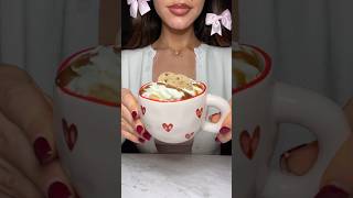 night time cookie dough hot chocolate🌙🍫🍪🤎✨ cookiebutter cookiedough hotchocolaterecipe [upl. by Anirhtak437]