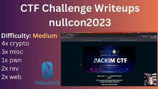 nullcon CTF 2023 Challenge Writeups [upl. by Enrobyalc662]