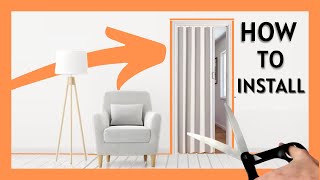 Folding Doors  how to install DIY tutorial [upl. by Thissa281]