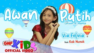 Awan Putih – Via Felivia  Lagu Anak Indonesia [upl. by Fredela]