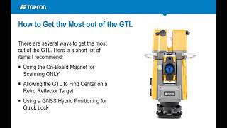 Tips and Tricks for the Topcon GTL1003 [upl. by Horatia]