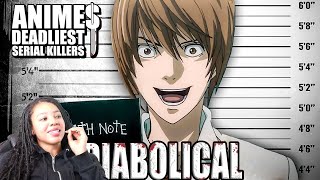 LIGHT YAGAMI Animes Deadliest Serial Killer Death Note  Reaction [upl. by Enilrek]