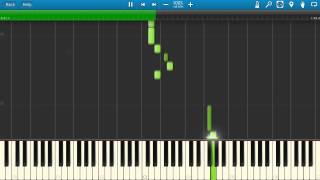 Nightwish  Alpenglow Synthesia Main Part [upl. by Mickie175]