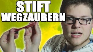 STIFT WEGZAUBERN TRICK FÜR ANFÄNGER mit Erklärung [upl. by Ecyal]