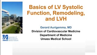 Basics of LV Systolic Function LVEF Calculation Remodelling and LVH [upl. by Omora]