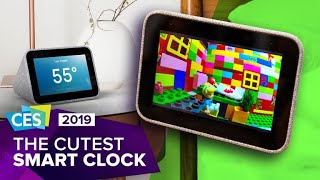 CES 2019 Lenovos adorable Smart Clock [upl. by Irwin]