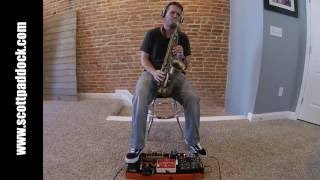 Star Spangled Banner Played Like Jimi Hendrix on Saxophone By Scott Paddock [upl. by Dee Dee]