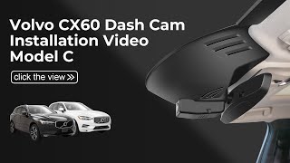 Mangoal Volvo XC60 Model C Dash cam installation [upl. by Fosdick]