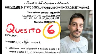 Quesito 6 SVOLTO  Seconda prova di Matematica 2024 Maturità [upl. by Kreda]