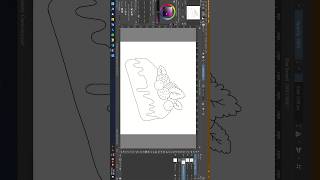 outline on krita drawing digitalilustration art digitalart procreate illustration artist [upl. by Vez]