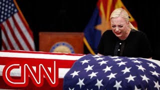 McCain family bids tearful farewell [upl. by Rodablas]